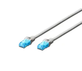 Digitus Ecoline Cable grau 0,5m / UTP / CAT 5e / AWG 26:7