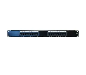 DATACOM Patchpanel 16p. UTP / CAT5E / 1U / 19" / LSA Krone