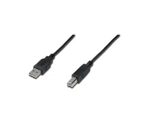 ASSMANN USB-Kabel 2.0 A - B (MM) / 1,0 m / schwarz