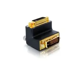 DeLock Adapter DVI 24+5 Buchse - DVI 24+5 Stecker, rechtwinklig