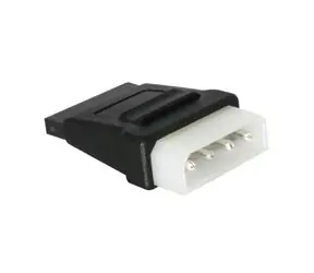 Netzteil Molex 4-Pin Stecker auf 1x SATA 15-Pin gerade