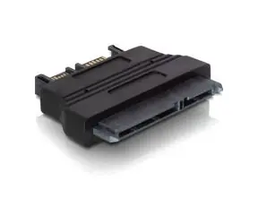 DeLock Adapter SATA 22pin Buchse -> Slim SATA 7+6pin Stecker