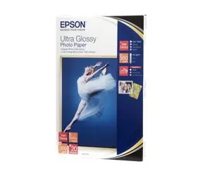 Epson Papier Ultra Glossy Photo 10x15 (20 Blatt), 300g/m2