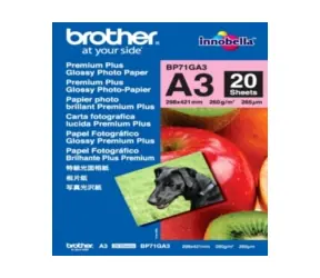 Brother Fotopapier A3, glänzend, 20 Stk