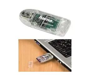 HAMA SDHC/microSDHC-Leser, USB