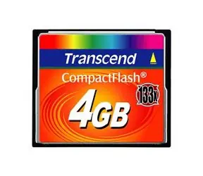 Transcend Compact Flash Karte 133x 4GB