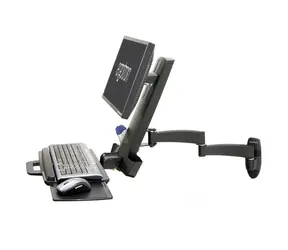 Ergotron 200 Series Combo Arm schwarz / Wandhalterung für LCD, Tastatur und Maus