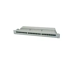 Digitus Patch Panel 19", CAT6, 8P8C, LSA, 1HE, 24 x RJ45, geschirmt, grau