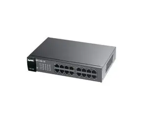 ZyXEL GS1100-16 / 16- Port 10/100/1000 Mbit/s / Gigabit-Ethernet-Switch / Lüfterlos / 802.3az (Grün) / Desktop