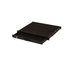 Digitus 19" abschließbare Tastaturschublade 1HE schwarz RAL 9005