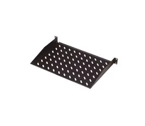 Digitus 19" Festboden 1HE, Lüftungsloch, schwarz, Tragkraft 15kg, 400x44mm