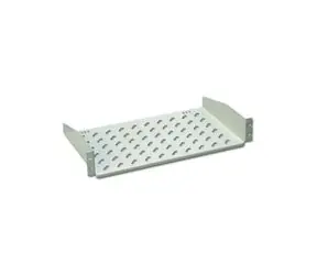 Digitus 19" fester Fachboden 2HE, belüftet, grau 20kg 483x370x88mm