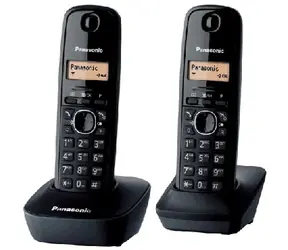Panasonic KX-TG1612FXH, kabellos. Telefon, 2 Kopfhörer