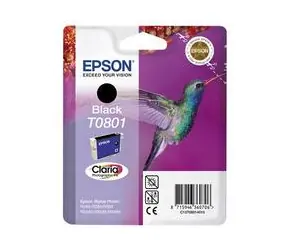 Epson T0801 Tinte schwarz R265/ 360, RX560/585, PX700W