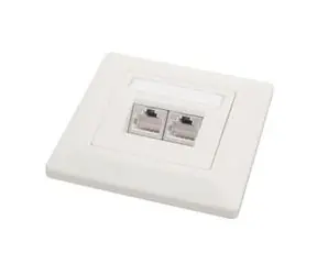 Steckdose Solarix CAT5E STP 2 x RJ45 Unterputz weiß