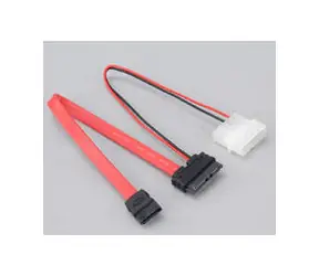 Akasa Kabel AK-CB050 SATA Slim für Slim-Laufwerke, 20 cm