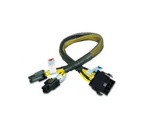 Akasa Stromadapterkabel 8Pin(M) auf 8Pin/2x4Pin(F) 30cm
