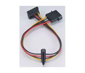 Akasa Reduktion AK-CBPW01-30 4pin Molex auf 2x 15pin SATA Power 30 cm