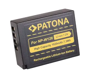 Patona Aku Fuji NP-W126 1020 mAh Li ION