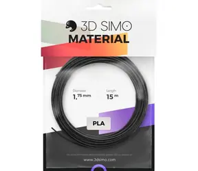 3DSimo Filament PLA - Schwarz & Gold & Grau 15m