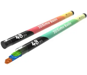 3DSimo Basic Filament PCL3 (Grün & Blau & Braun)