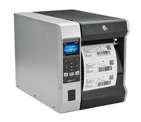ZEBRA ZT610 203dpi BT Pee & rew grau / TT / Etikettendrucker / 203dpi / USB+RS-232+LAN+BT / Aufwickler / Schäler