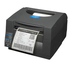 Citizen CL-S521II / Desktop-Etikettendrucker / DT / 203 dpi / RS-232 / USB / max. Medienbreite 108 mm / schwarz