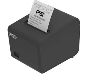 Custom P3L schwarz / Thermo-Belegdrucker / 58 & 80mm / 203dpi / USB / RS-232 / LAN