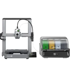 Creality Hi Combo / 3D-Drucker + CFS- Kit / ABS + PETG / Schicht 0,1-0,35 mm / Geschwindigkeit 500 mm/s / Punktanzeige / WLAN