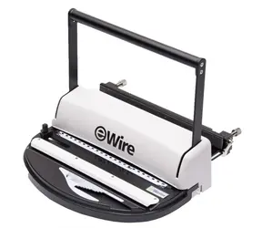 EuroSupplies iWire 21 / Binder für Metallrücken / Stanzkapazität 10 Blatt 70g / Arbeitsbreite 300 mm