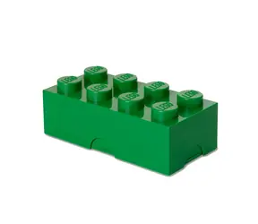 LEGO® Lunchbox 40231734, grün / Snackbox, 100 x 200 x 75 mm