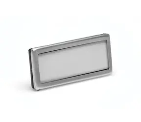 EuroSupplies ALU 65 / Namensschild / 65×26 mm / 10 Stk