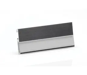 EuroSupplies ALU 7 / Namensschild / 70×25 mm / 10 Stk