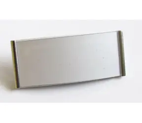 EuroSupplies MGT 73 silber / Namensschild / 79×31 mm / 10 Stk