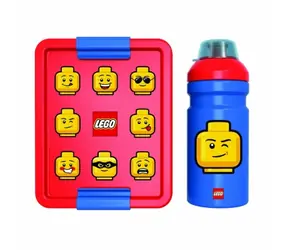 LEGO® Lunch 40580001 ICONIC Klassisches Snack-Set blau-rot