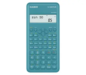 Casio FX 220 PLUS 2E blau / Schulrechner