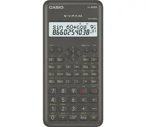 Casio FX 82 MS 2E schwarz / Schulrechner / mit zweizeiligem Display