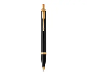 PARKER Royal IM Black GT Feder M / Kugelschreiber / Minenfarbe: blau
