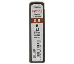 Rotring Bleistifte 0,5 mm - B 12 Stück / Micropencil-Bleistifte
