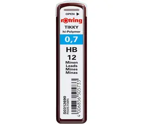 Rotring Bleistifte 0,7 mm - HB 12 Stück / Micropencil-Bleistifte