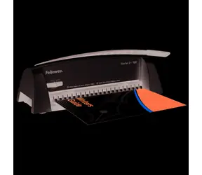 Fellowes Binder STARLET2+ / Breite: 300 mm / Lochung: 12 Blatt - 80 g Papier / Bindung: bis zu 120 Blatt / Lochgröße: 3 x 8 mm