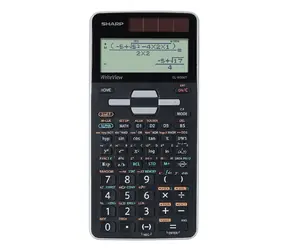 Sharp EL-W506T-GY schwarz-grau / Wissenschaftlicher Taschenrechner / Punktdisplay