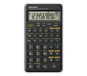 Sharp EL-501TWH weiß / wissenschaftlicher Taschenrechner / zehnstellig