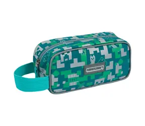 MINECRAFT Federmäppchen Silver Creeper / 20x9x7 cm