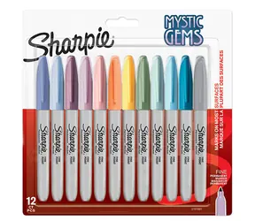 Sharpie Mystic Gems Marker permanenter Farbmix 12 Stk