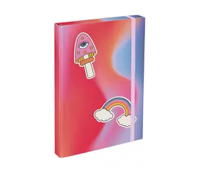BAAGL Tafeln für Schulhefte A4 Hippie / 23x32x3 cm