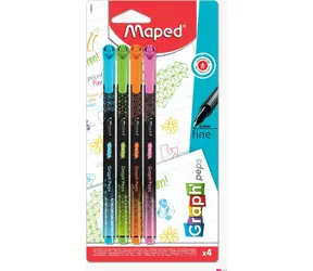 Maped Liner Graph´Peps Deco Pastel 4 Stk