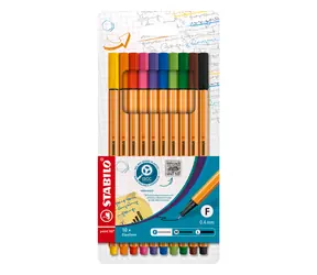 STABILO® point 88 - 10er Set - 10 verschiedene Farben