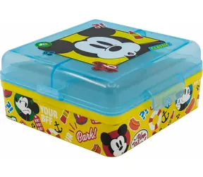 STOR Quadratische Multibox für Mickey-Mouse-Snacks