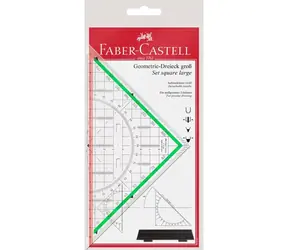 Faber-Castell Teka Multifunktionsdreieck mit Griff 20 cm